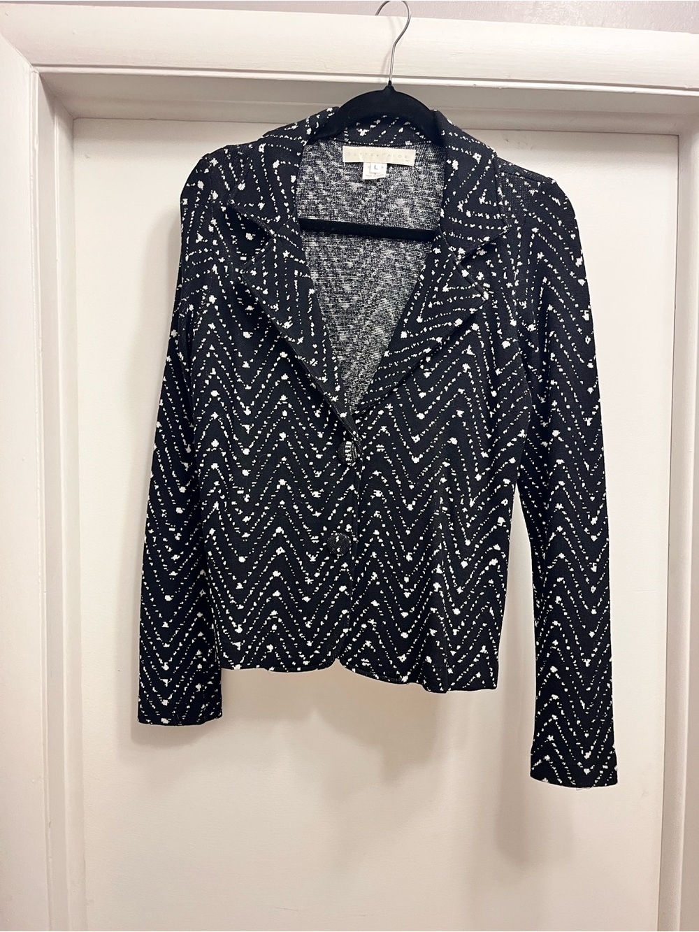 Women's Black Knit Blazer